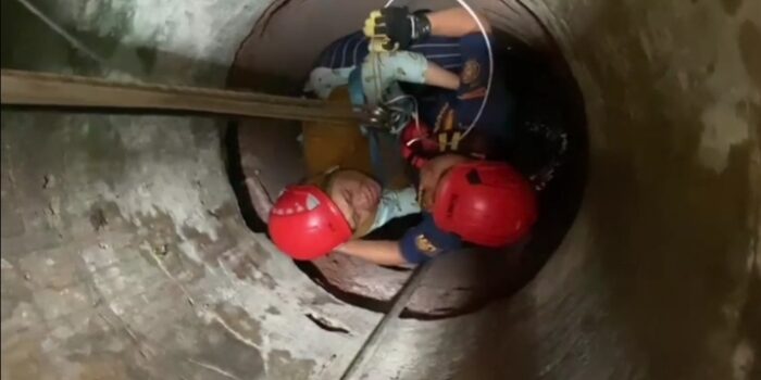 Terjun ke Sumur Bandarlampung